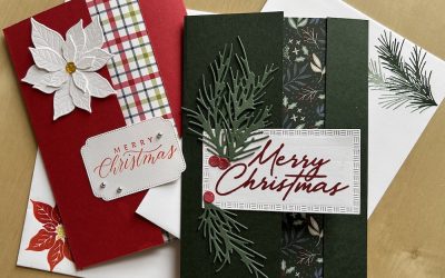 12 Cards of Christmas Card 5: DSP flap card